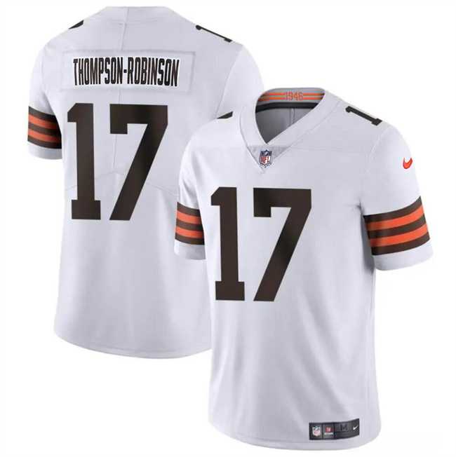 Men & Women & Youth Cleveland Browns #17 Dorian Thompson-Robinson White Vapor Untouchable Limited Jersey->cleveland browns->NFL Jersey